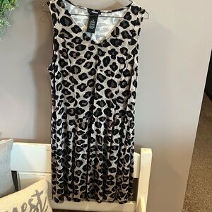 Animal print dress